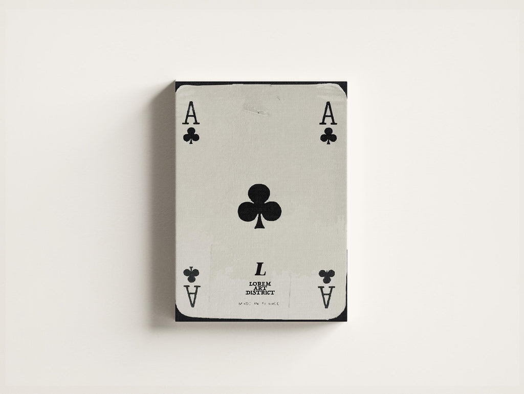 Ace of Clubs | Canvas Print