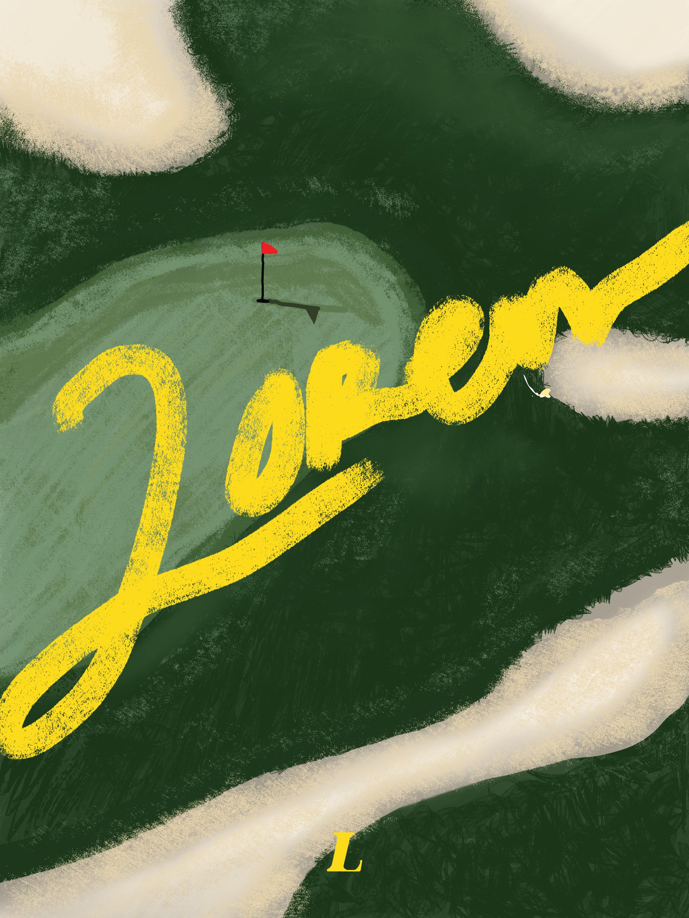Golfin | Canvas Print