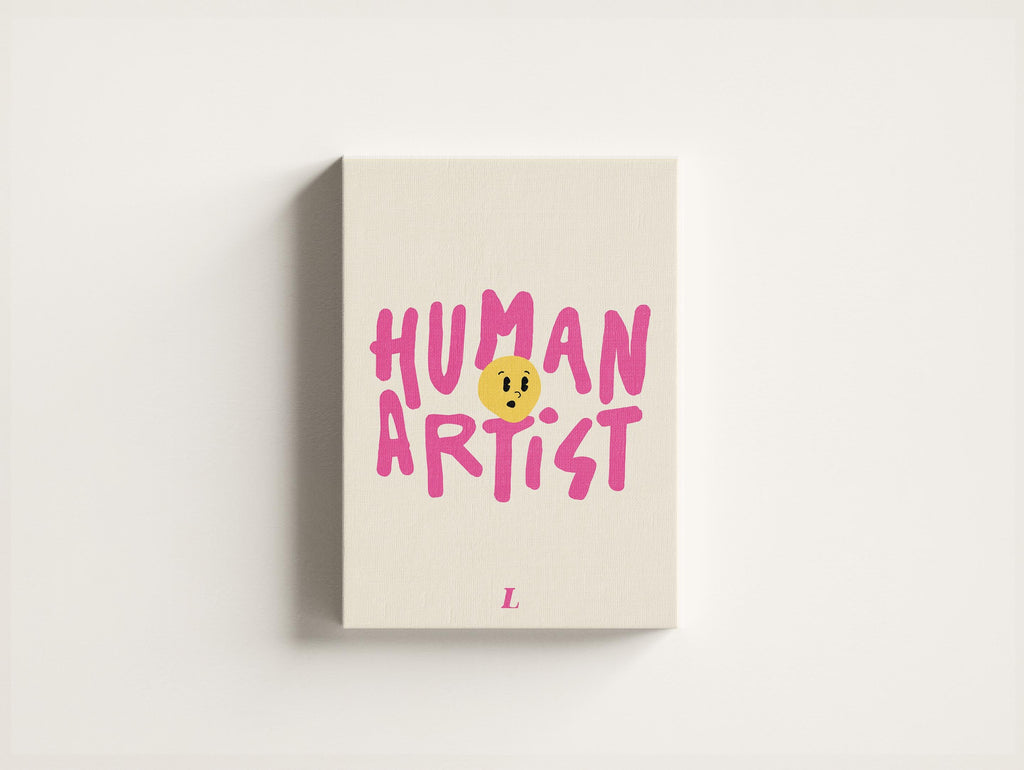 Human Artist 02 | Canvas Print