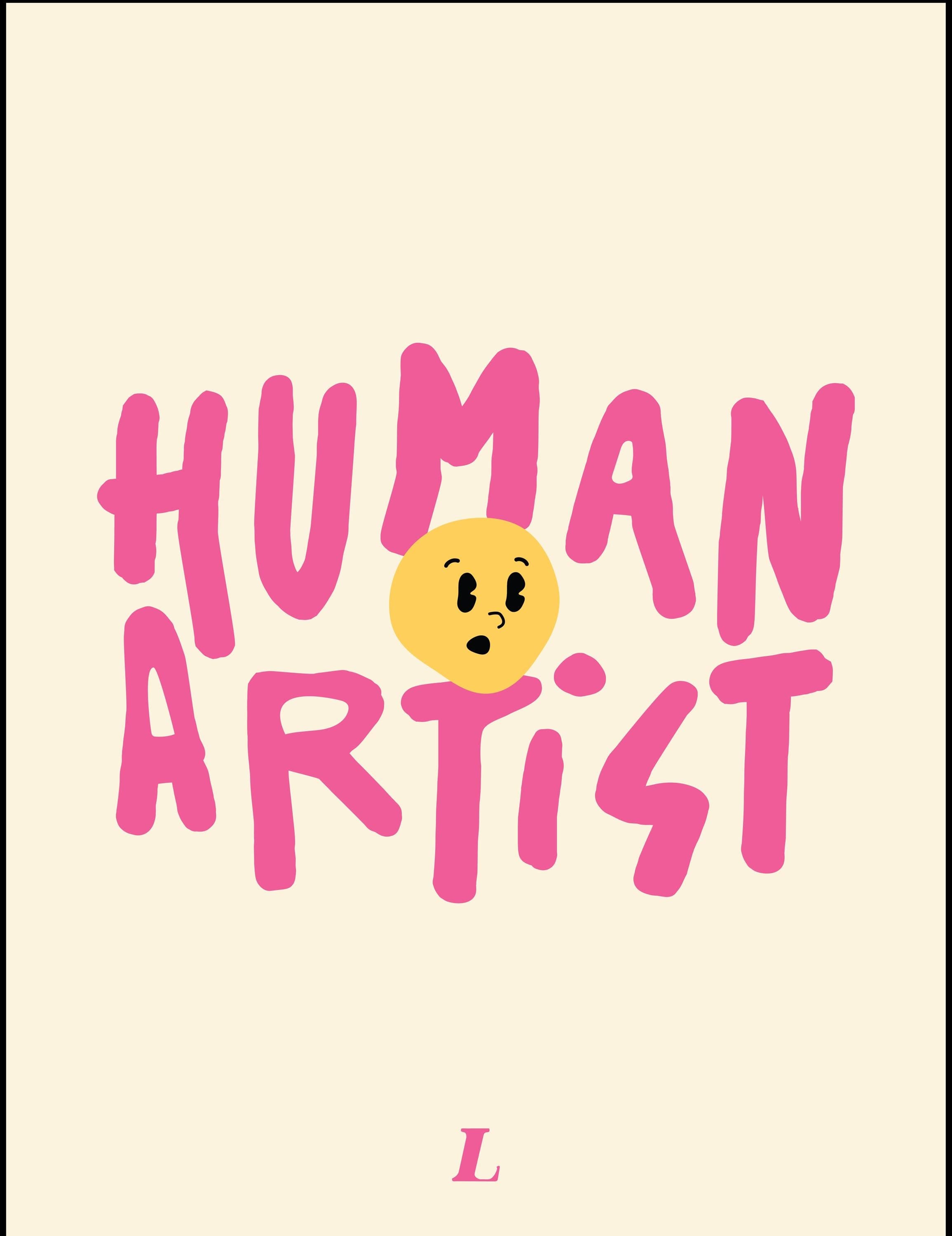 Human Artist 02 | Canvas Print