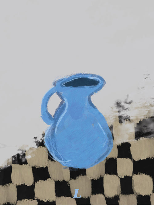 Blue Vase | Canvas Print