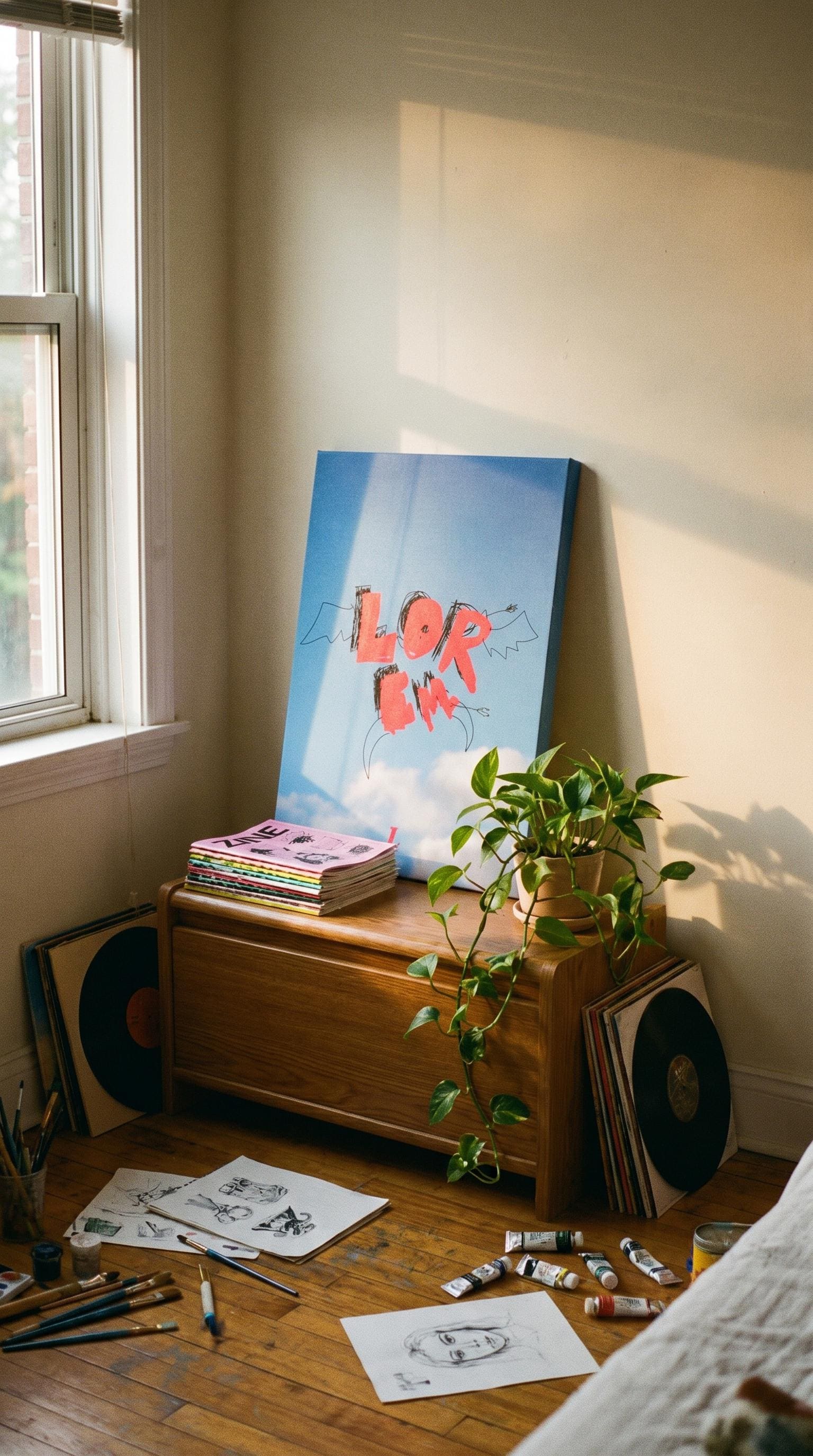 L Monster | Canvas Print